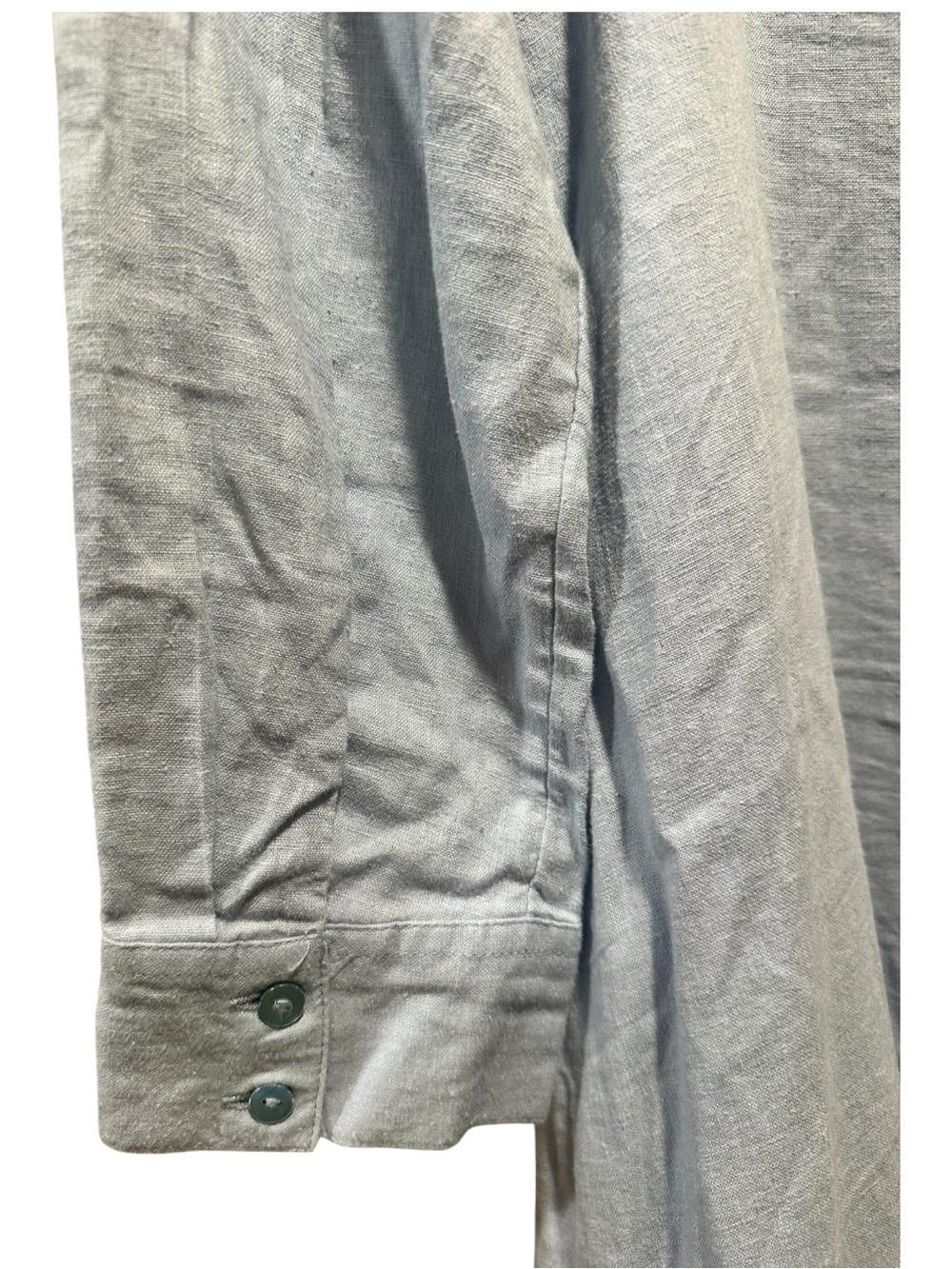 Calypso St. Barth Light Blue Linen Button-Front Maxi Coverup Dress NWOT Size XS - Picture 6 of 9
